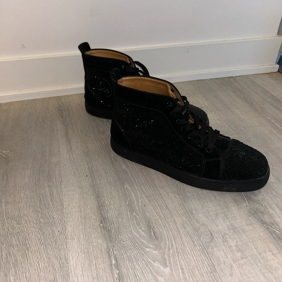 Luis strass suede calf and strass. - Picture 2 of 3